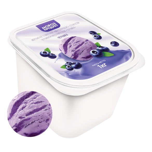 «МОРОЗПРОДУКТ» черничное сливочное в кюветах